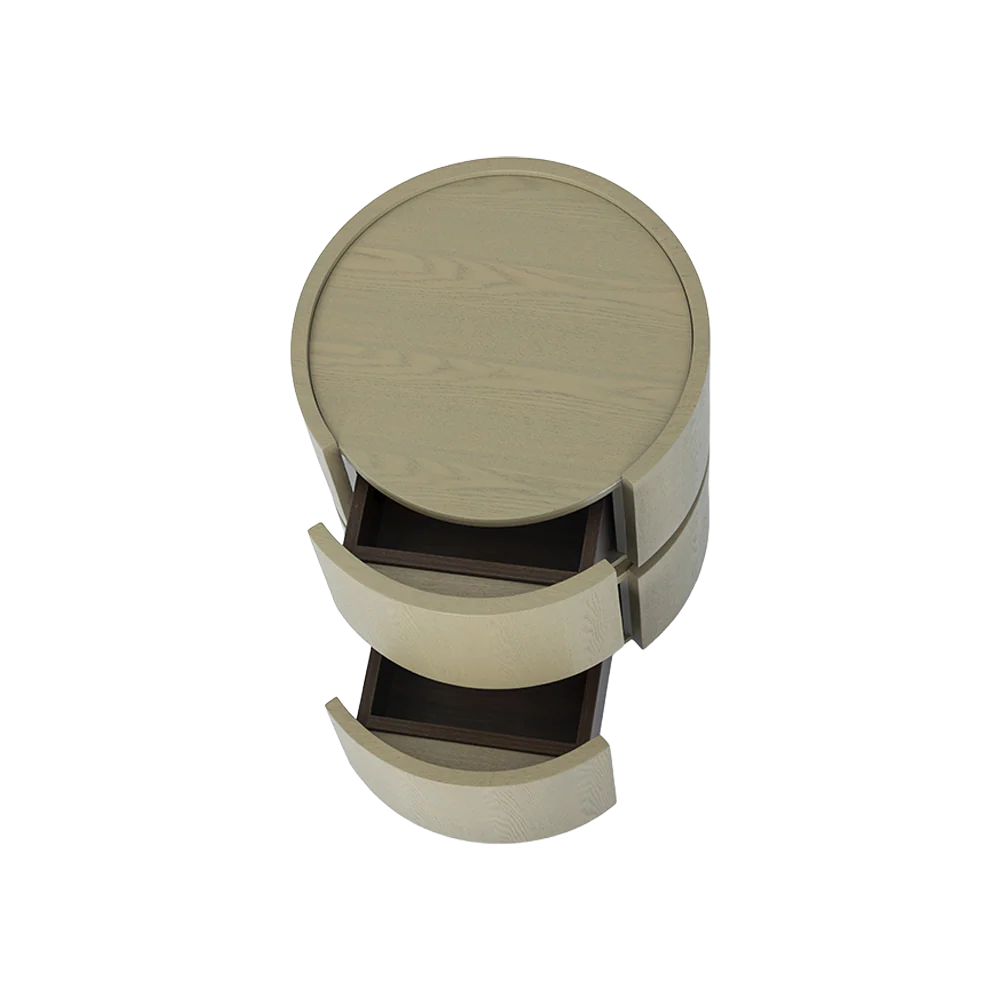 Alba Side Table White Ash Wood - Image 14