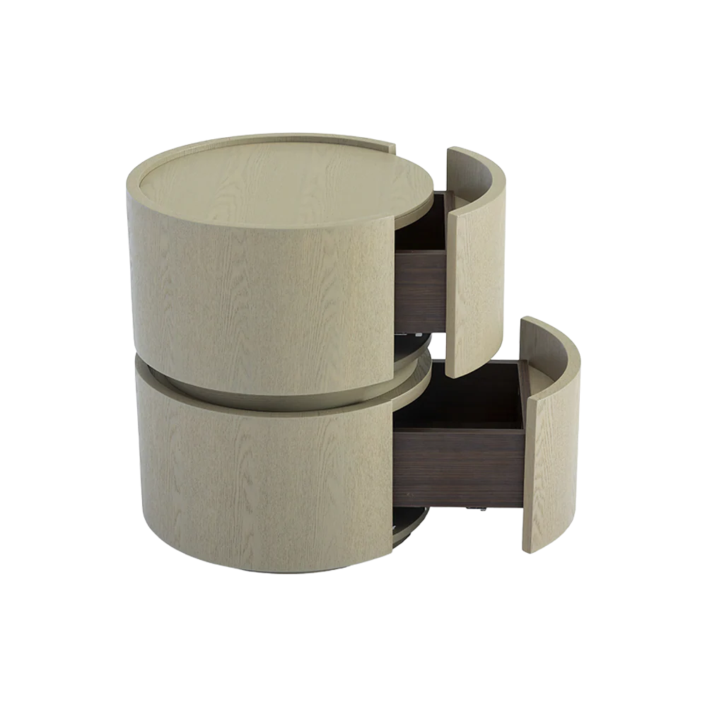 Alba Side Table White Ash Wood - Image 16