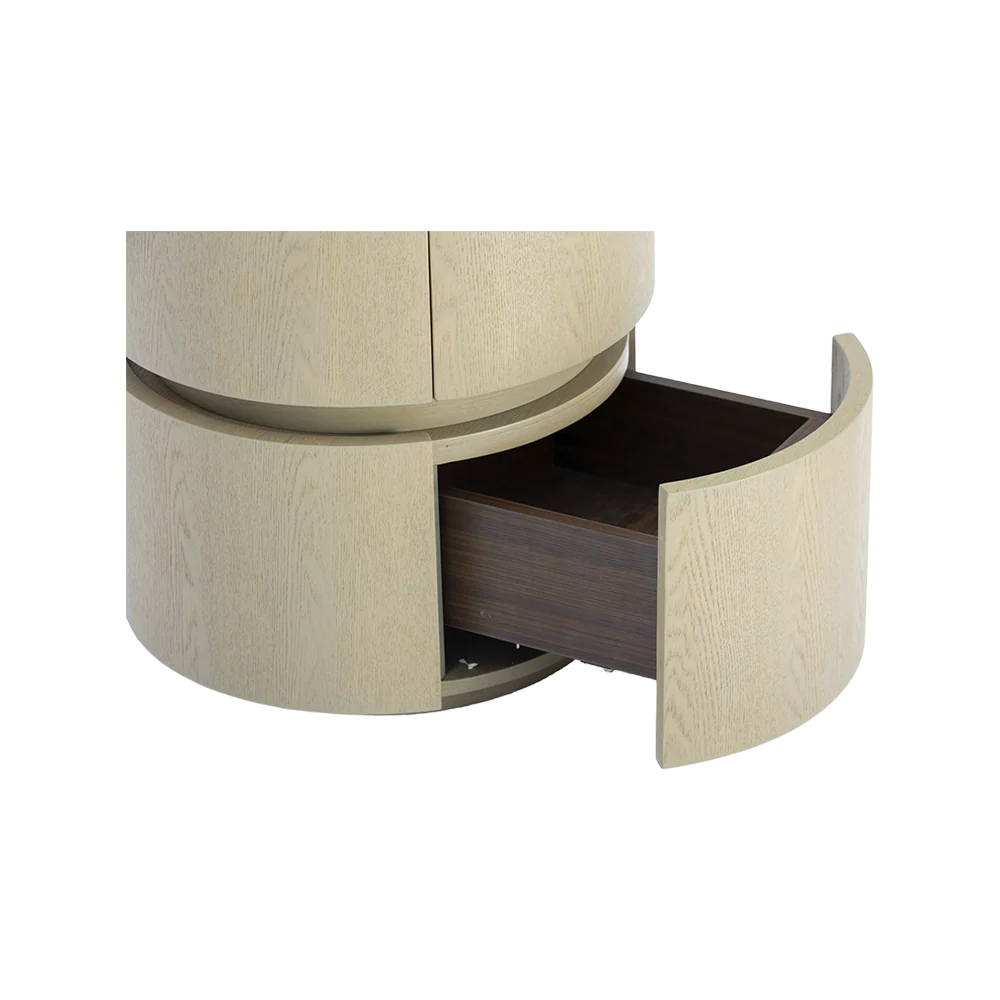 Alba Side Table White Ash Wood - Image 17