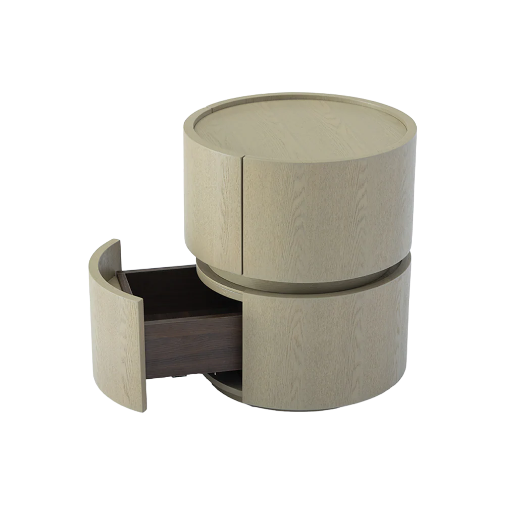 Alba Side Table White Ash Wood - Image 18