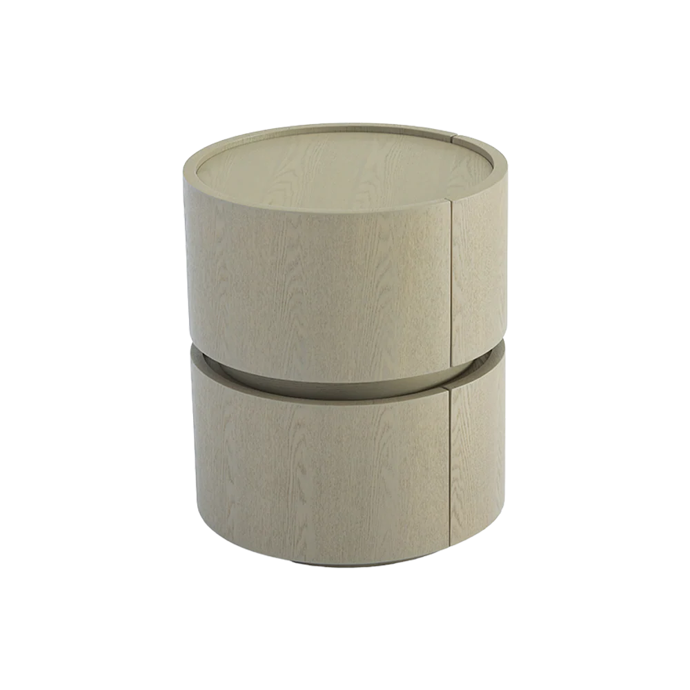 Alba Side Table White Ash Wood - Image 2