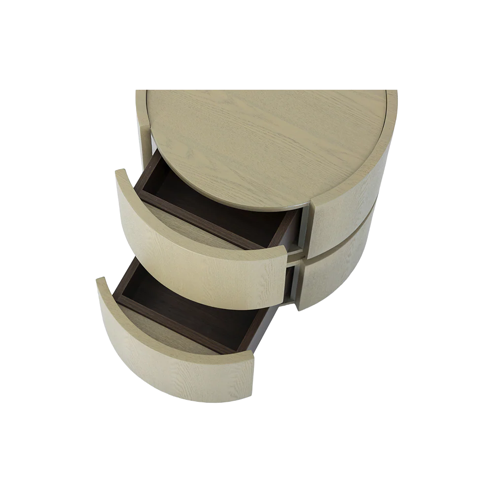 Alba Side Table White Ash Wood - Image 20