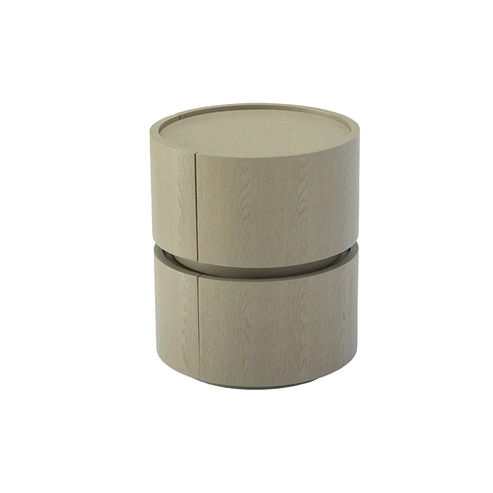 Alba Side Table White Ash Wood - Image 4