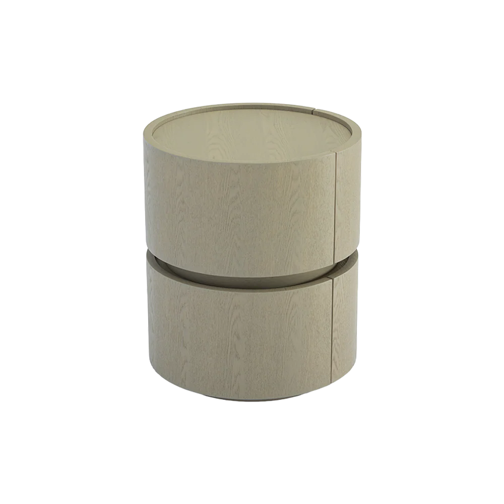 Alba Side Table White Ash Wood - Image 5