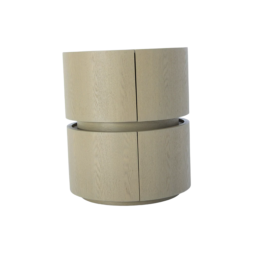 Alba Side Table White Ash Wood - Image 6