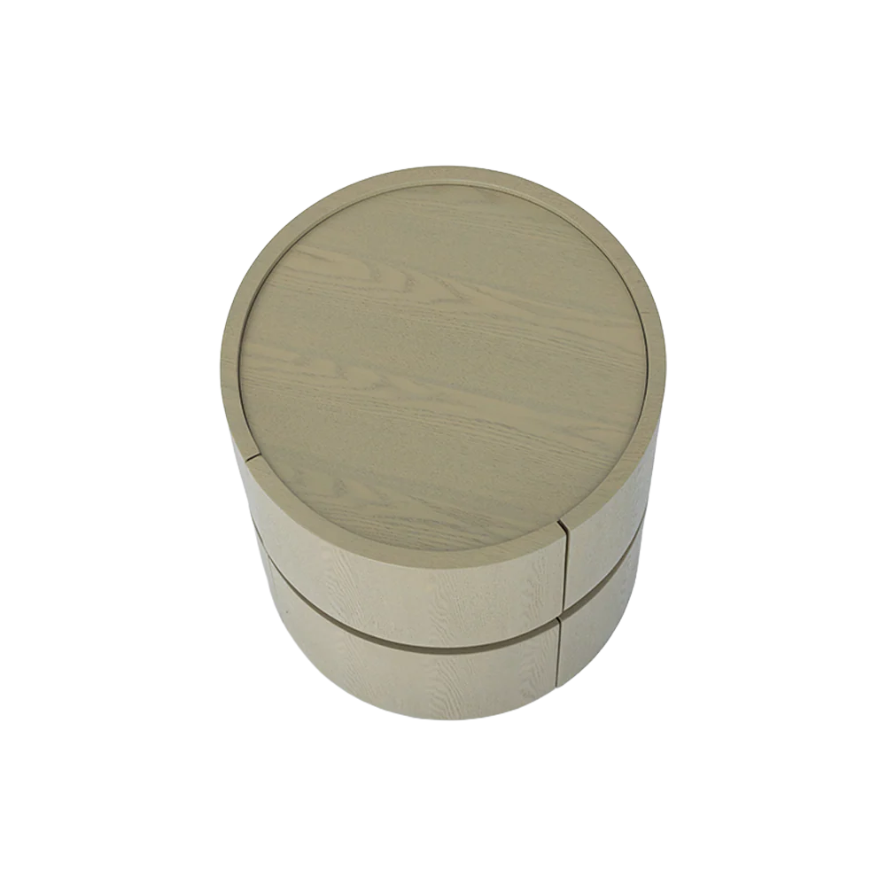 Alba Side Table White Ash Wood - Image 8