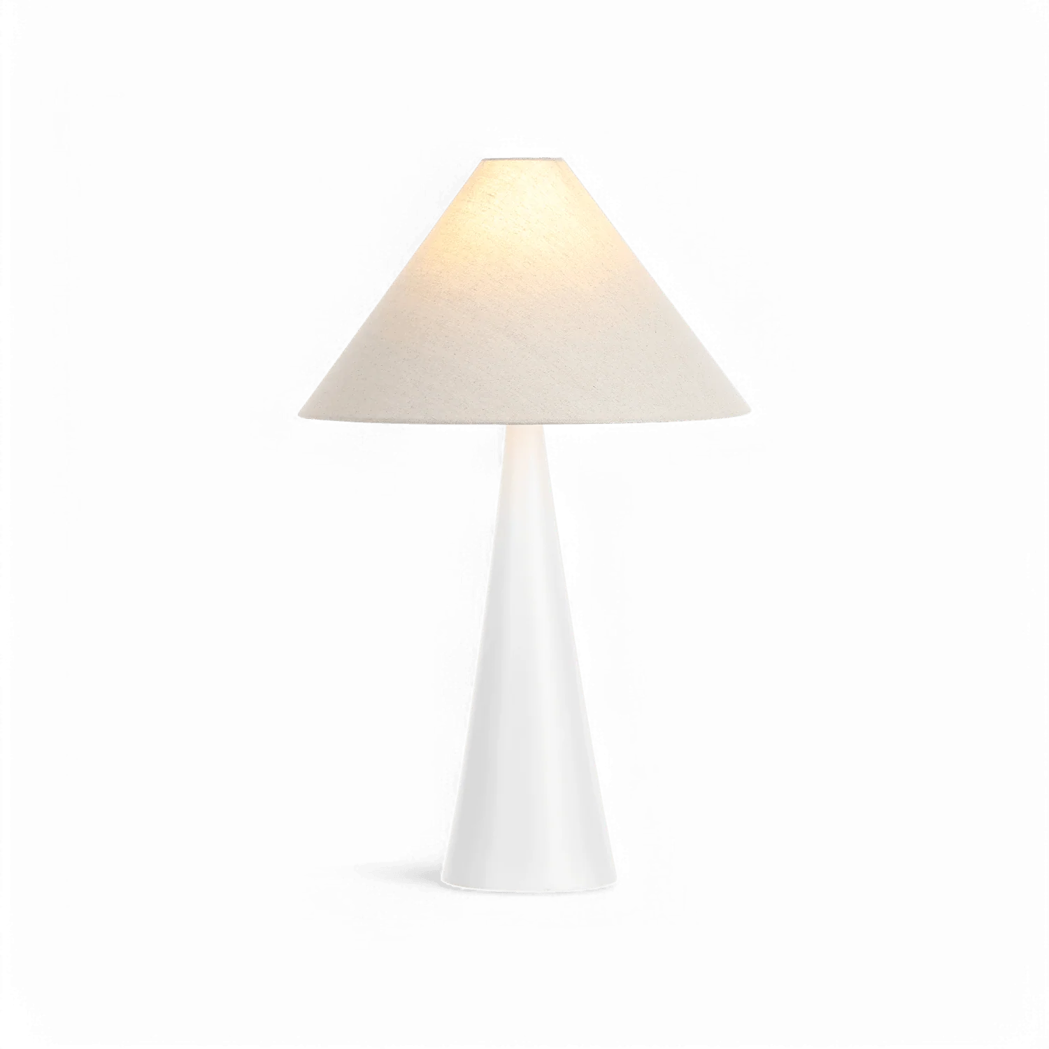 Avela Table Lamp White & Oatmeal