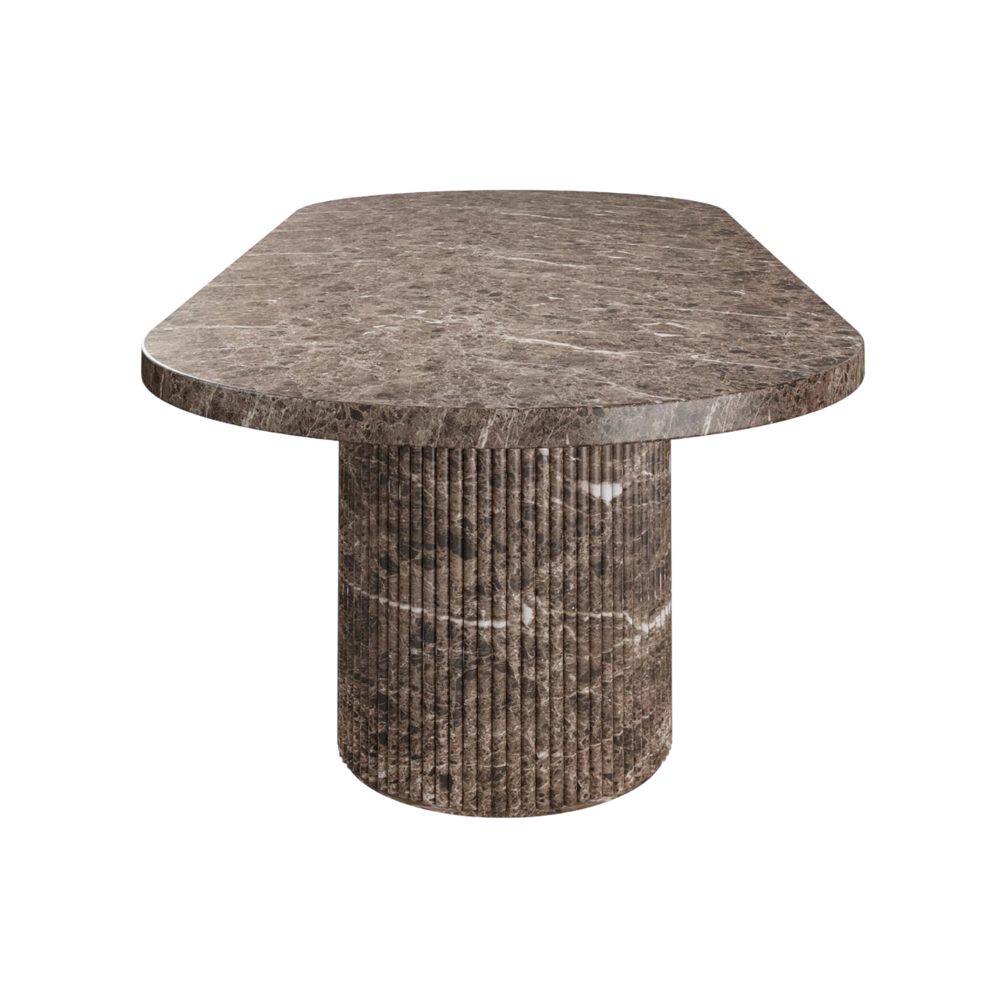 Bloom Dining Table Brown Marble - Image 6