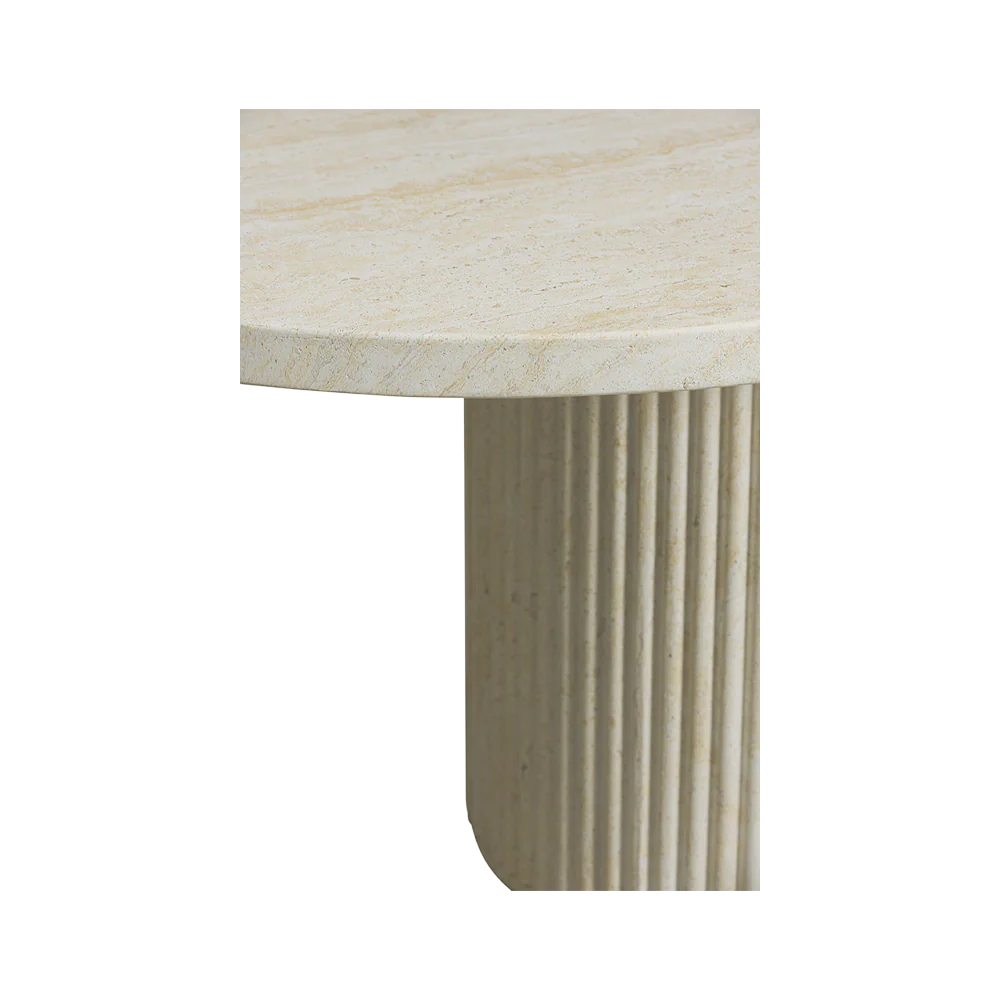 Bloom Dining Table Travertine - Image 9