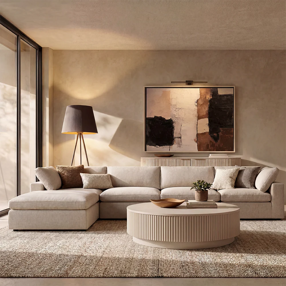 Bloom Sectional Modular Sofa Beige - Image 2