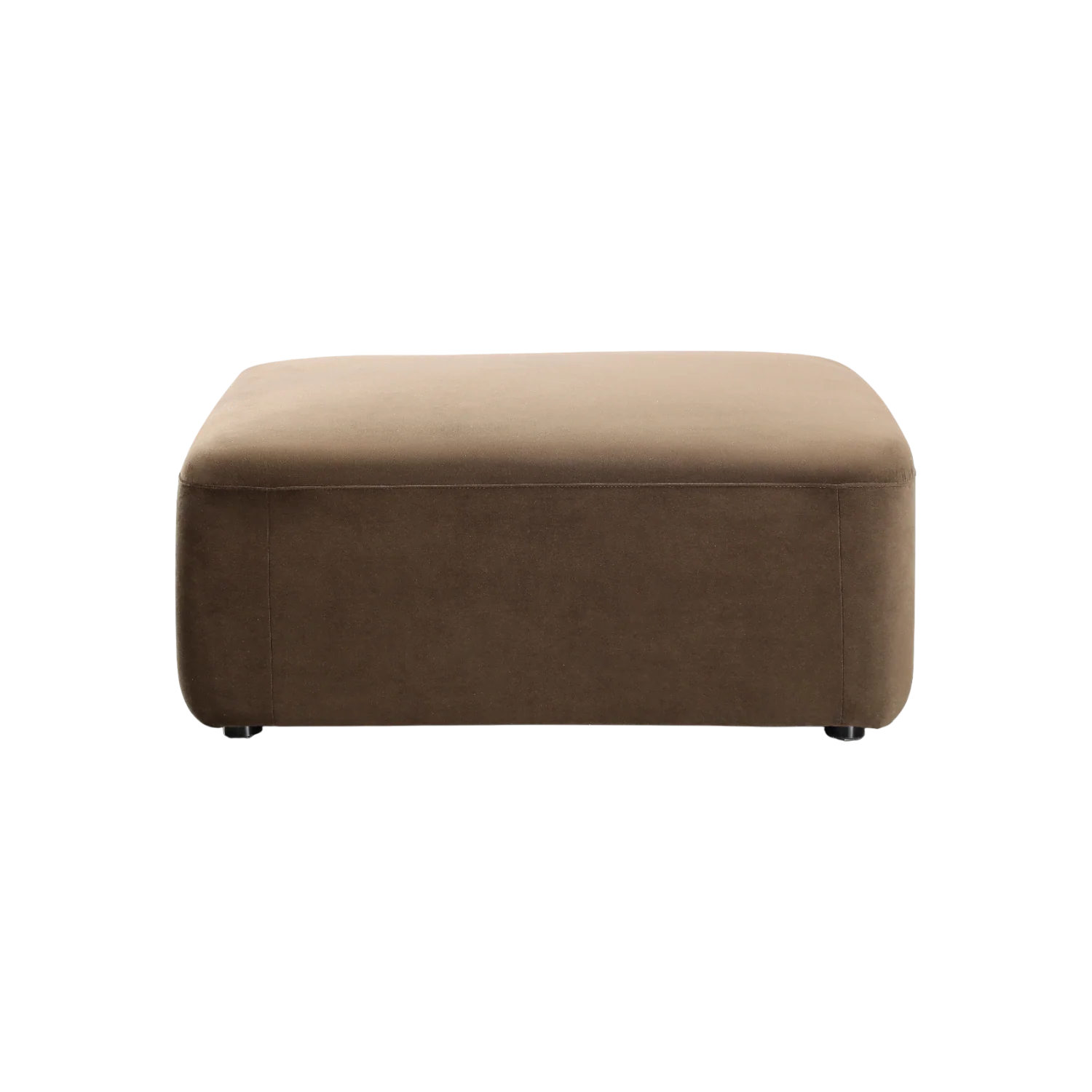 Brunello Ottoman Brown Velvet
