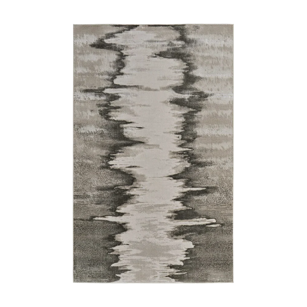 Camino Ivory Silver Rug (8' x 10')
