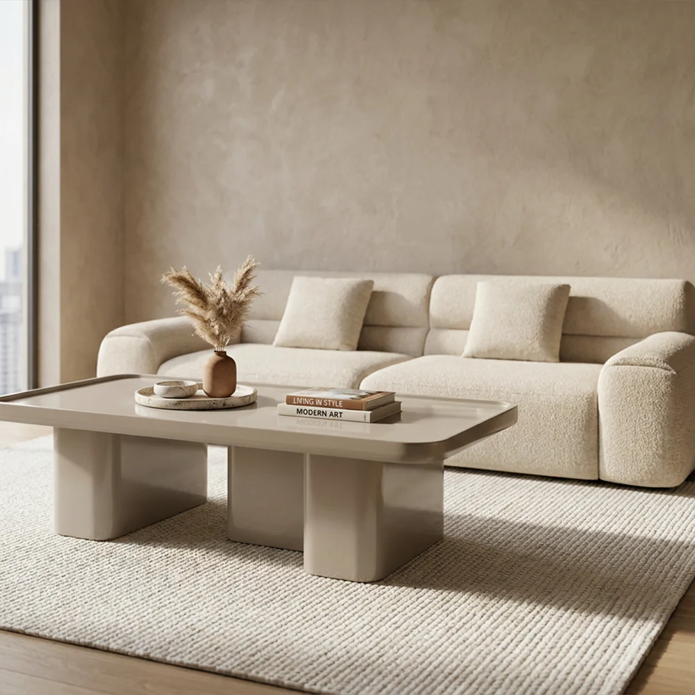 Delia Coffee Table Mushroom Taupe - Image 2