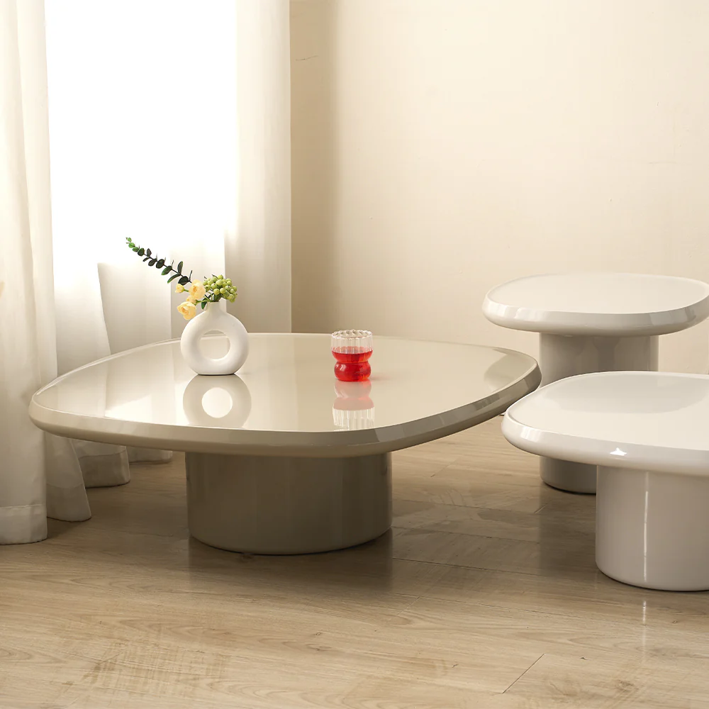 Eden Medium Coffee Table Beige - Image 4