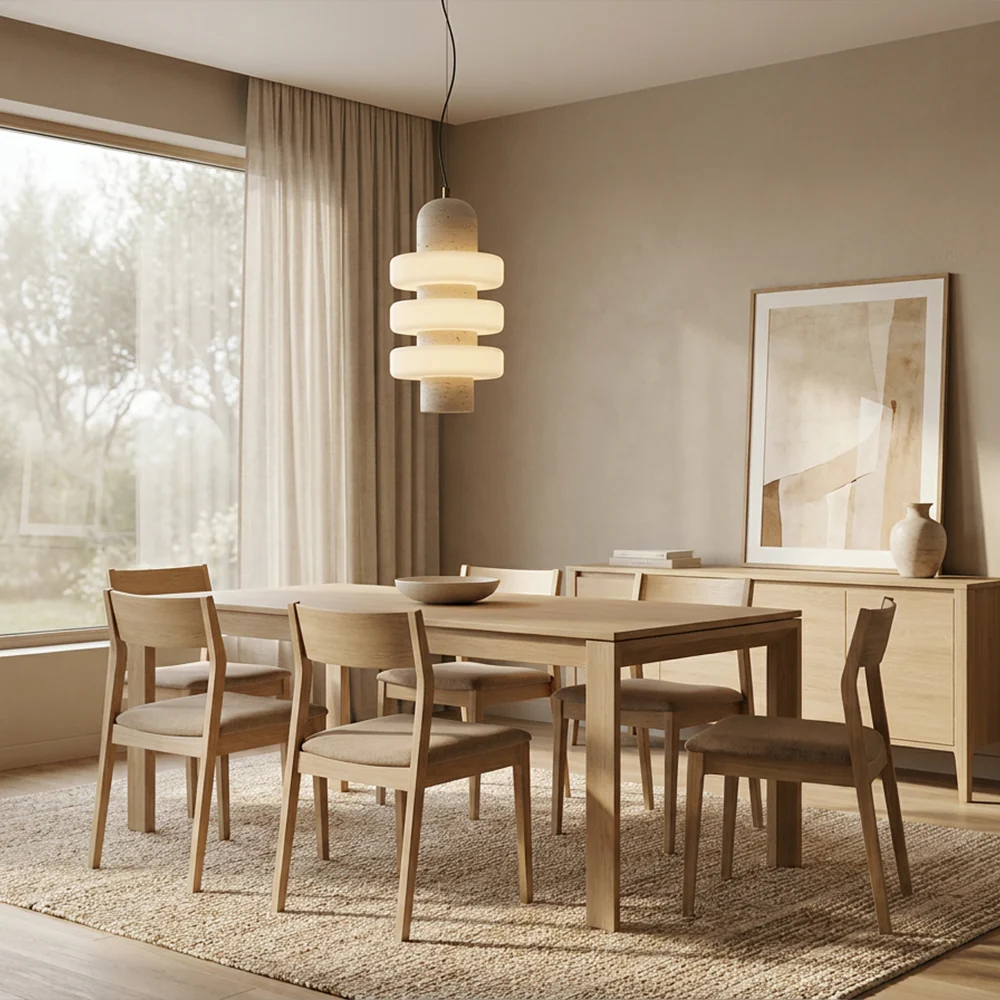 Eloa Pendant Lamp Travertine - Image 2