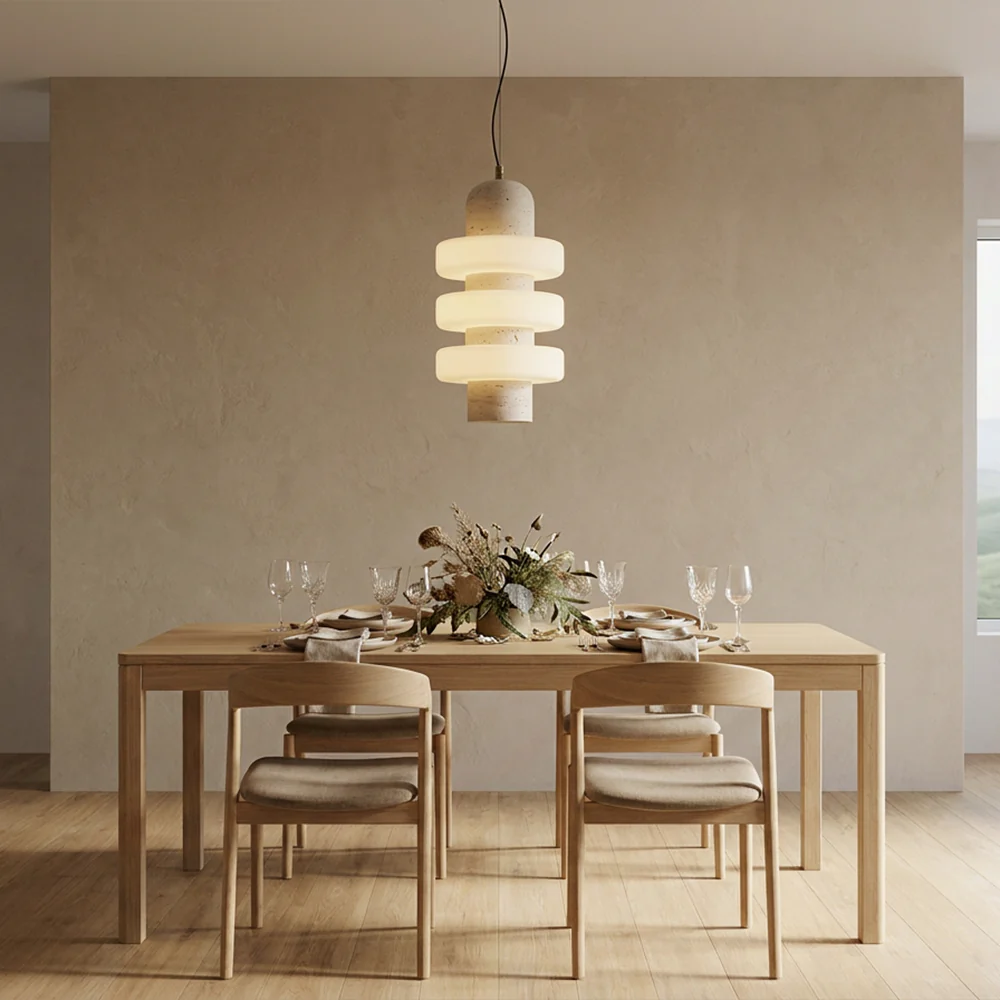 Eloa Pendant Lamp Travertine - Image 9