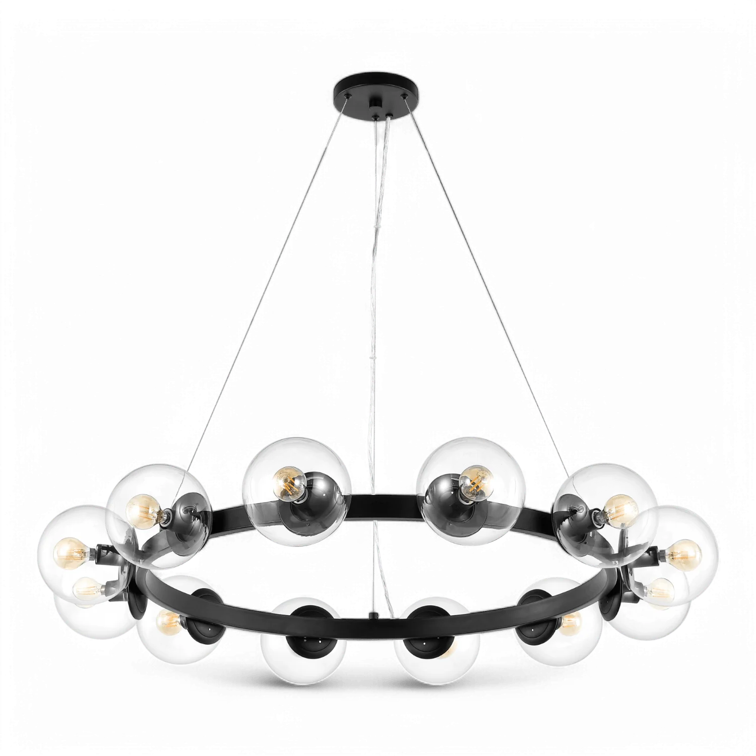 Elysian Chandelier Black