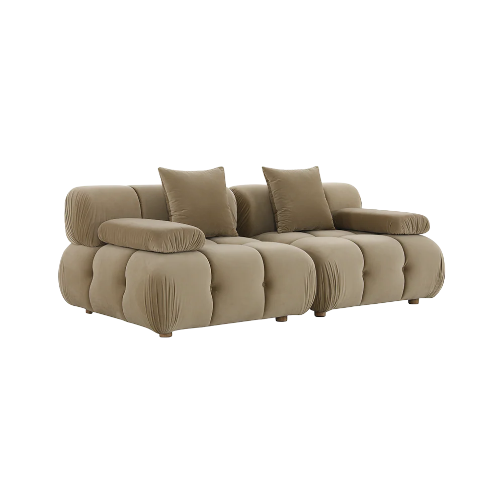 Forma 2-Piece Sofa Camel Velvet - Image 3