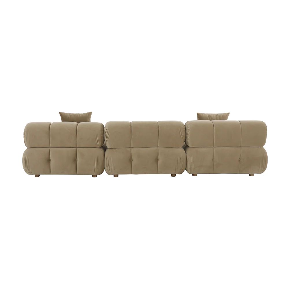 Forma 3-Piece Sofa Camel Velvet - Image 5