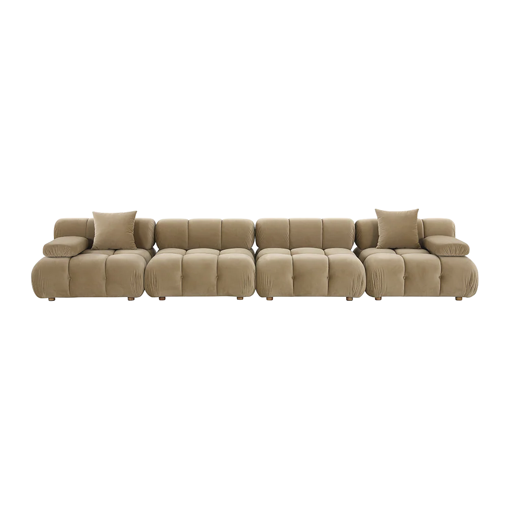 Forma 4-Piece Sofa Camel Velvet
