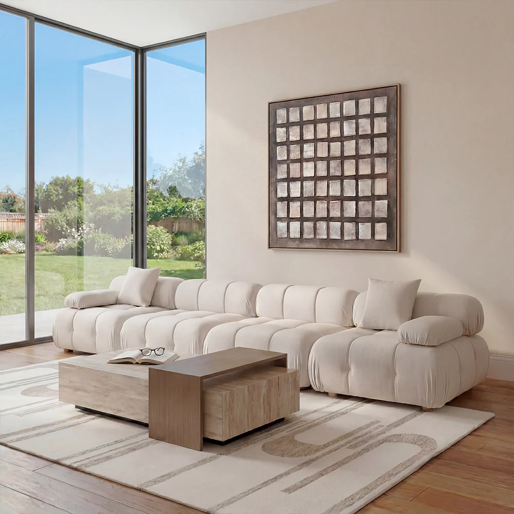 Forma 4-Piece Sofa Off White - Image 2