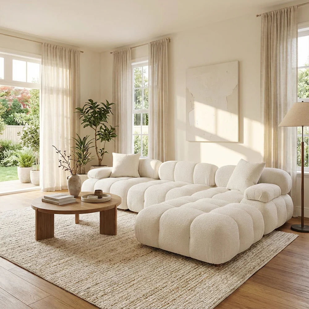 Forma Sectional Sofa Off White - Image 2