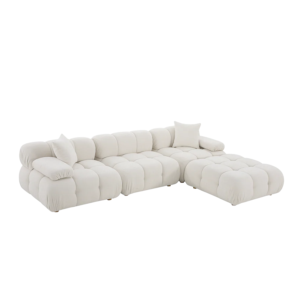 Forma Sectional Sofa Off White - Image 4
