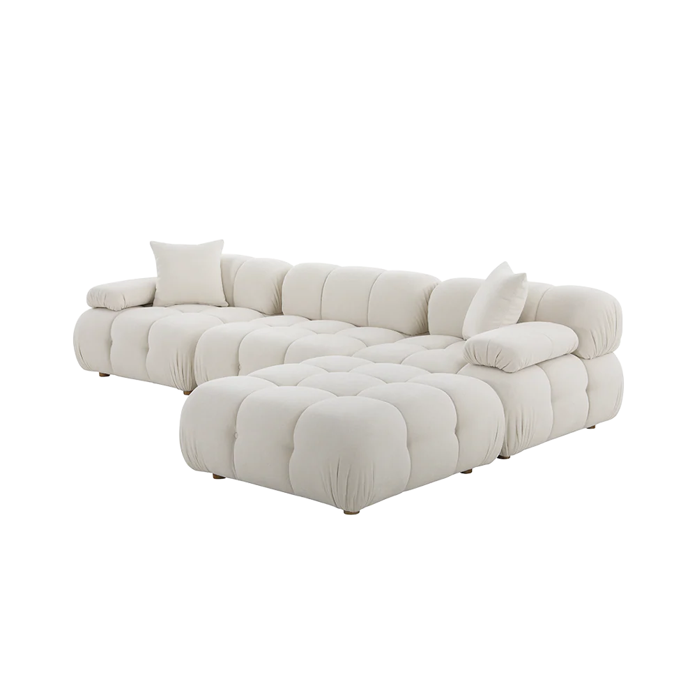 Forma Sectional Sofa Off White - Image 7