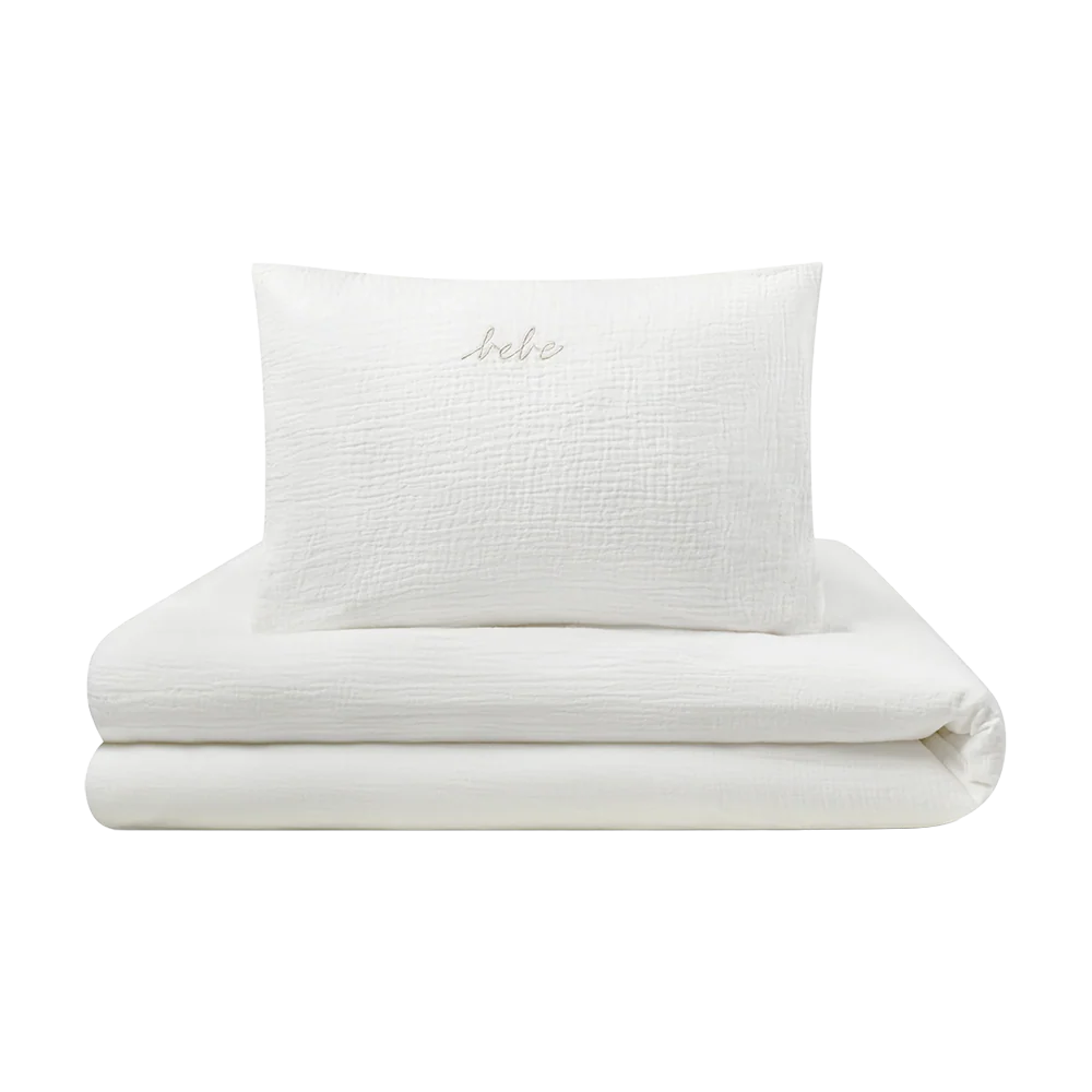 Gauze 3 Piece Crib Set in Pouch