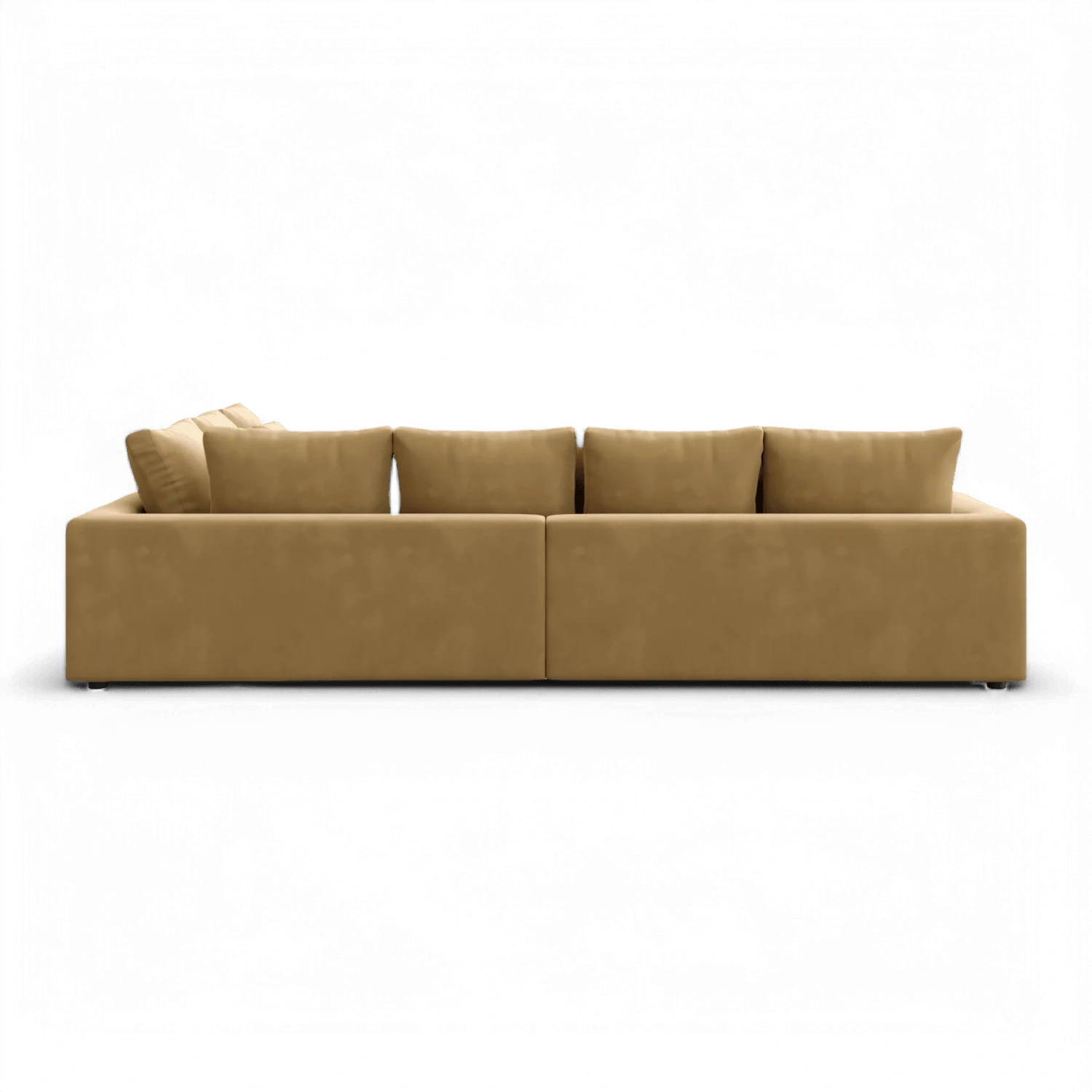 Gianni Sectional Sofa Camel Velvet - Image 6