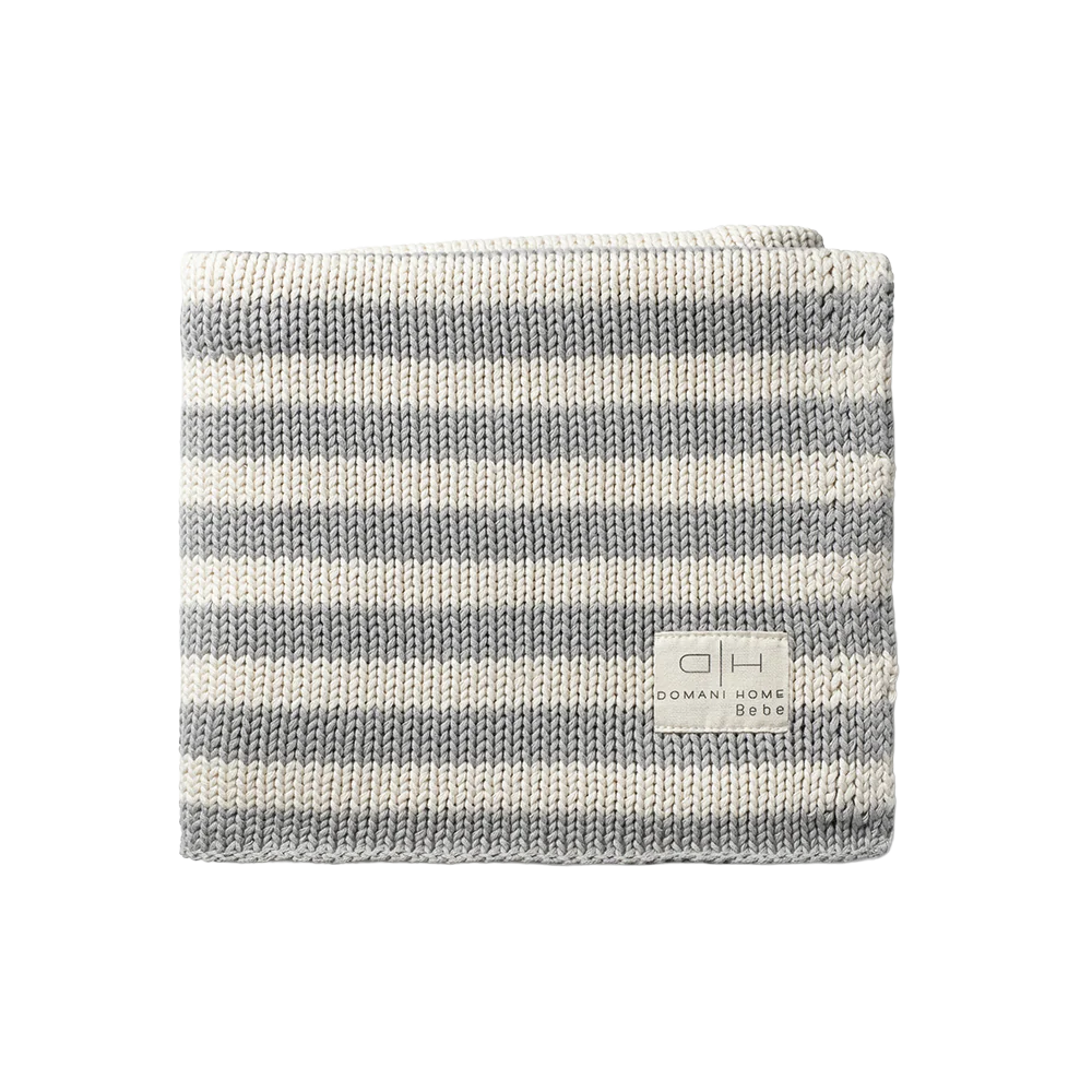 Iconic Stripe Knit Baby Blanket