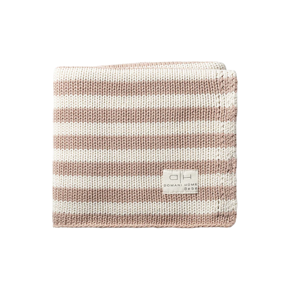 Iconic Stripe Knit Baby Blanket - Image 2