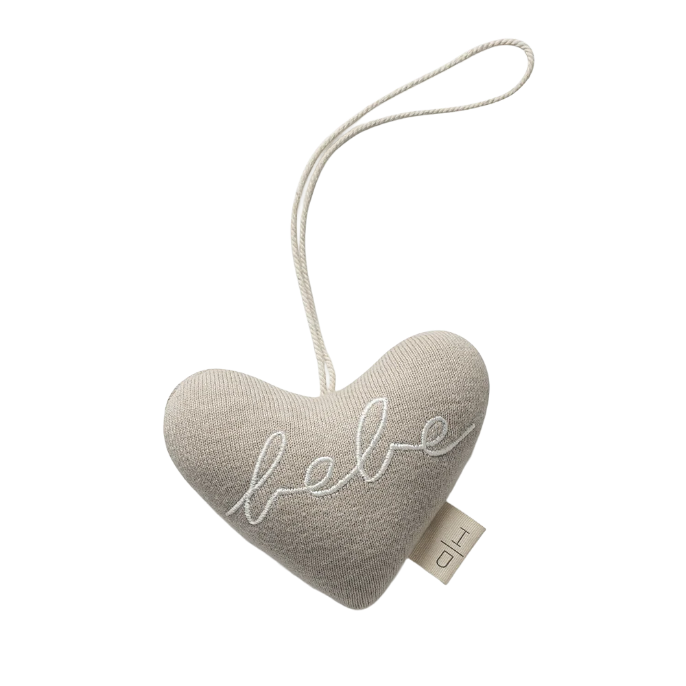 Knitted Heart Charm