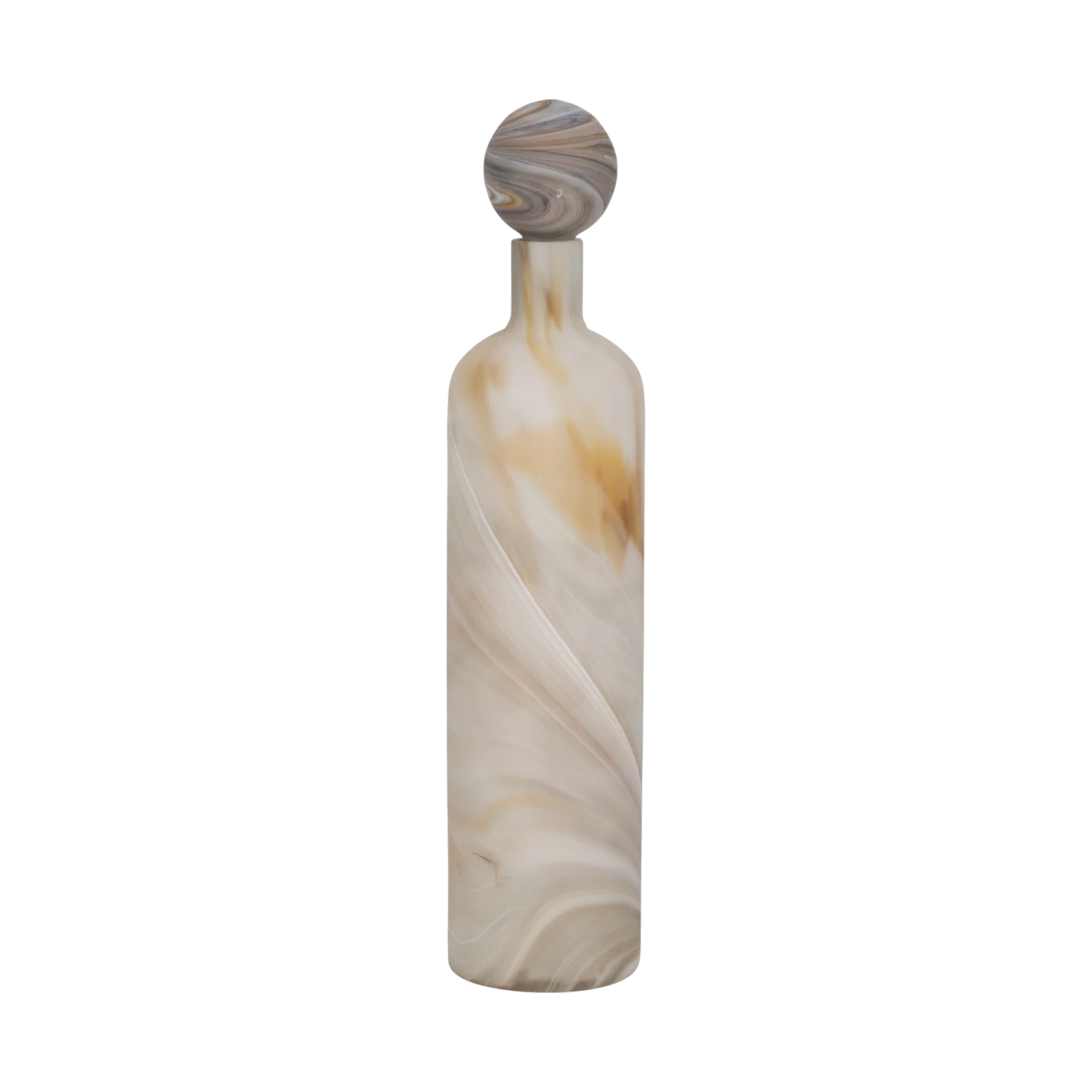Lazura Grey Glass Bottle