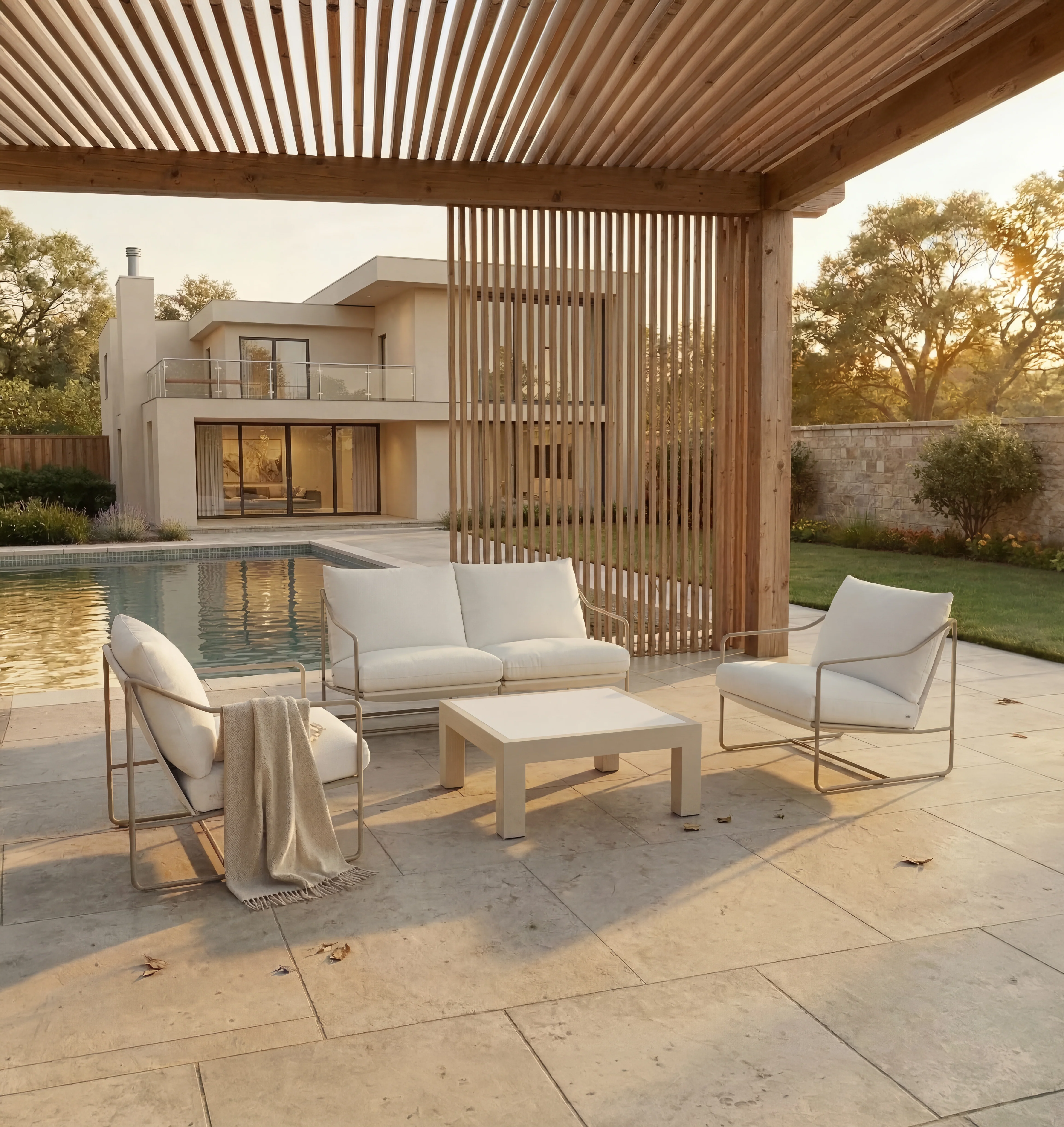 Naia Outdoor 2 Seater Sofa - Image 6