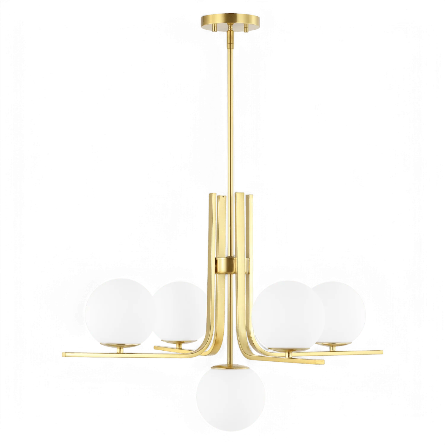 Nebulla Chandelier Brass