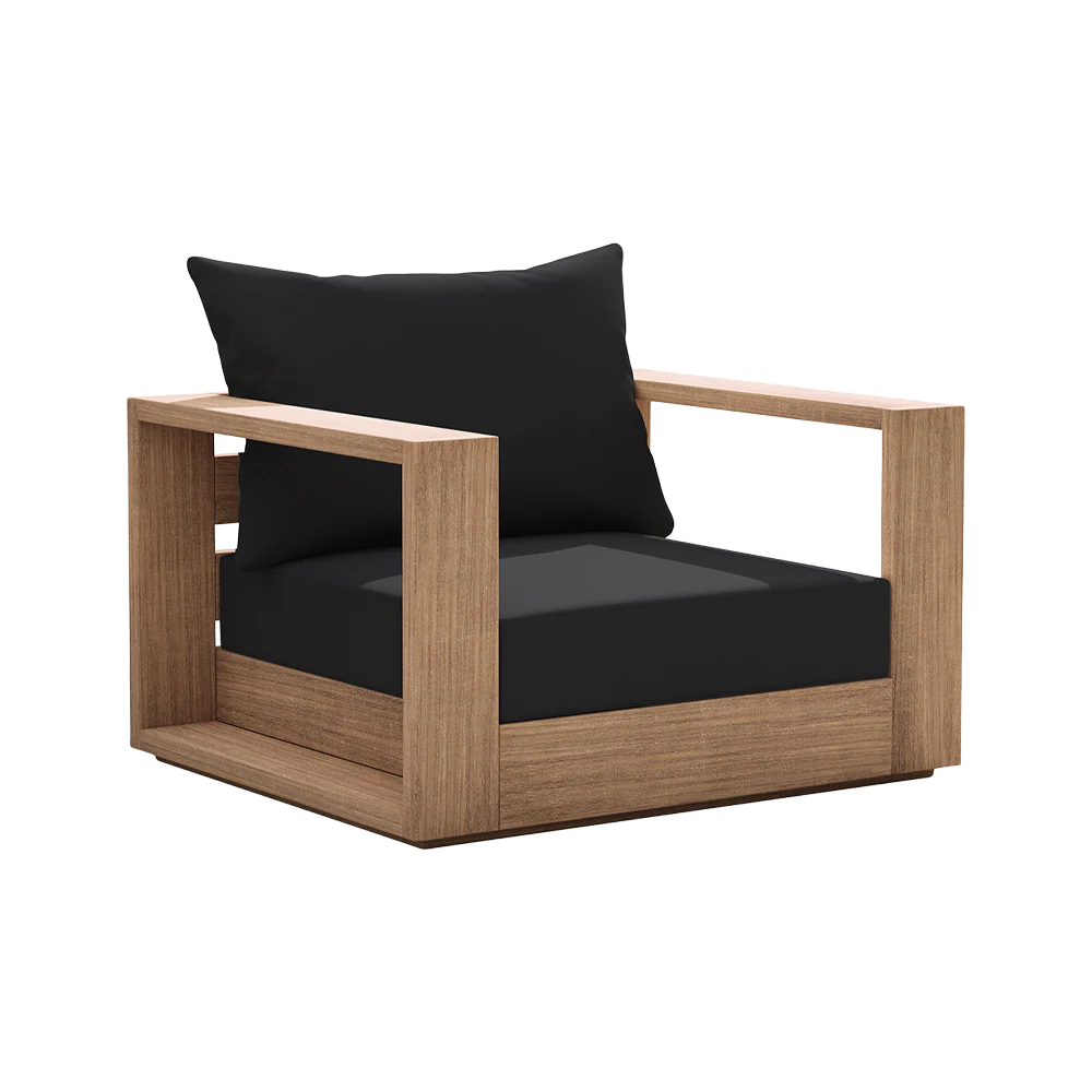 Neroli Outdoor Lounge Chair Black - Image 2