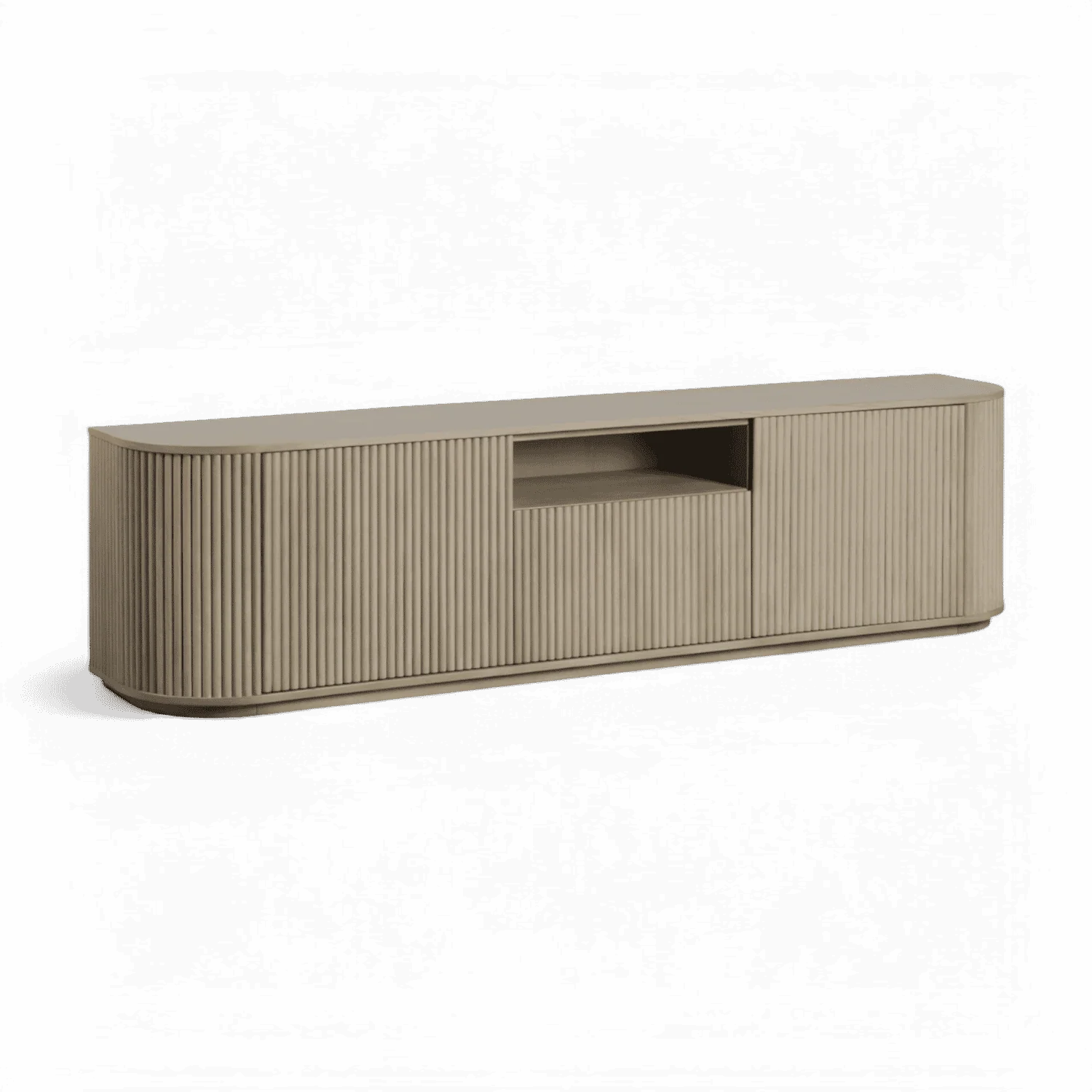 Oxford TV Stand Greige Oak - Image 2