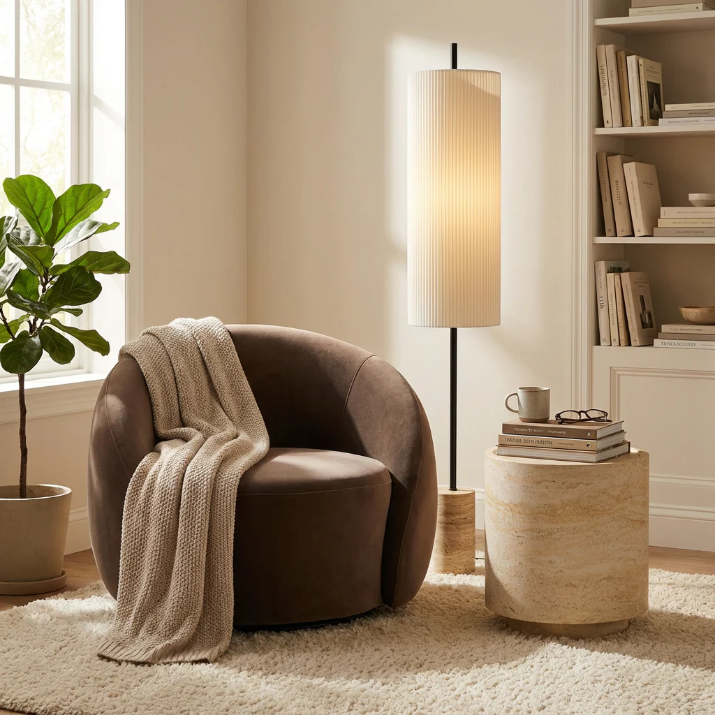 Pietra Side Table Travertine - Image 2