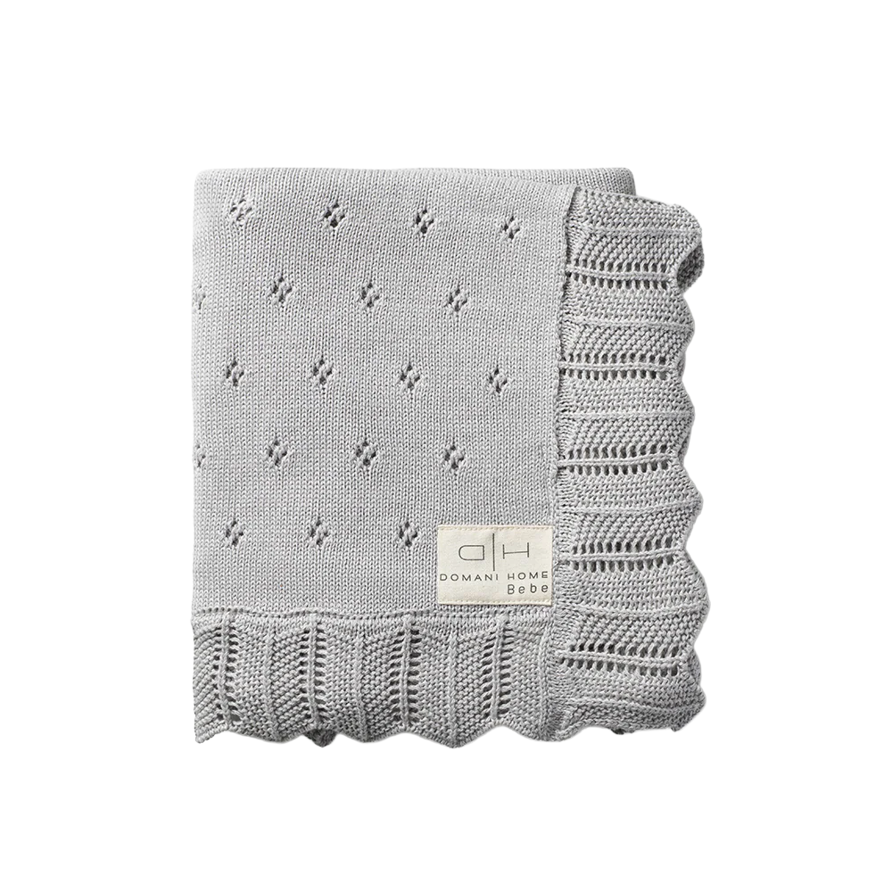 Scalloped Pointelle Blanket - Image 3