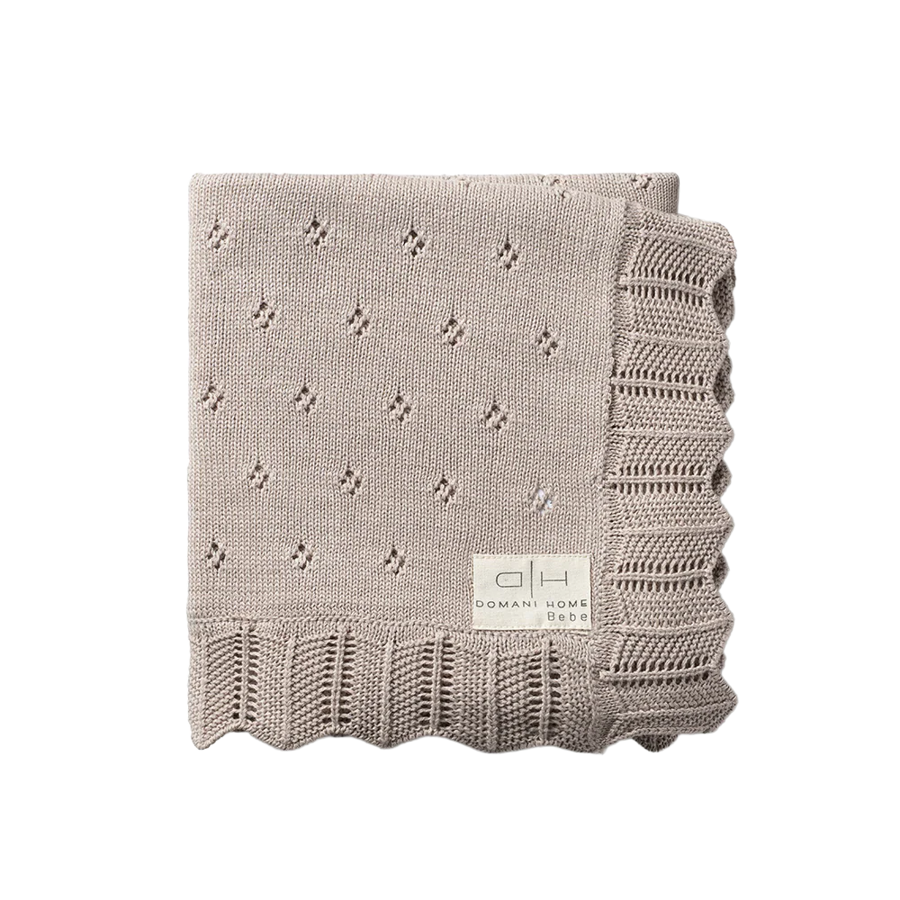 Scalloped Pointelle Blanket - Image 4