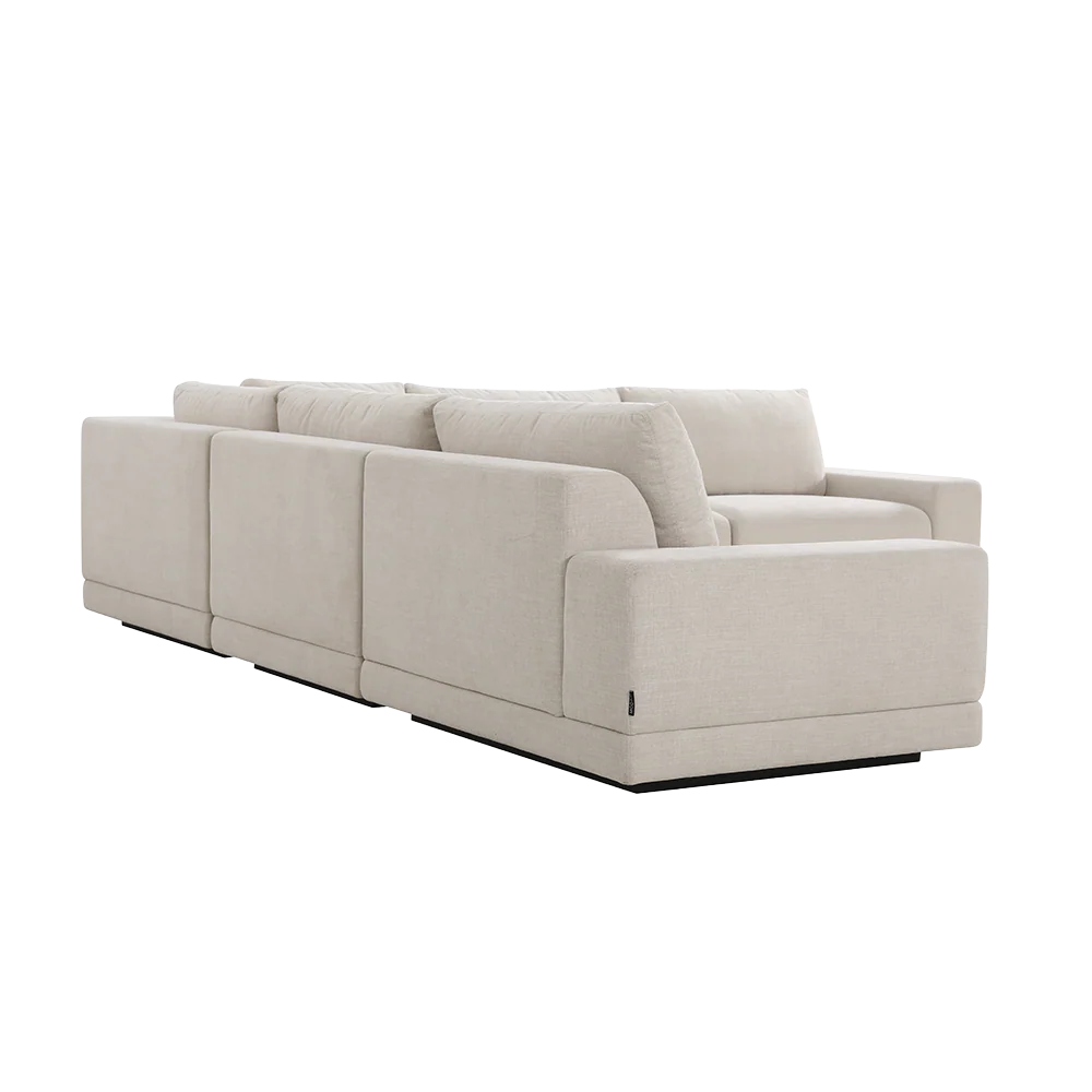 Torino Corner Sectional Beige - Image 5