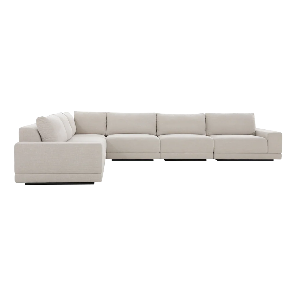 Torino Large Corner Sectional Beige - Image 3