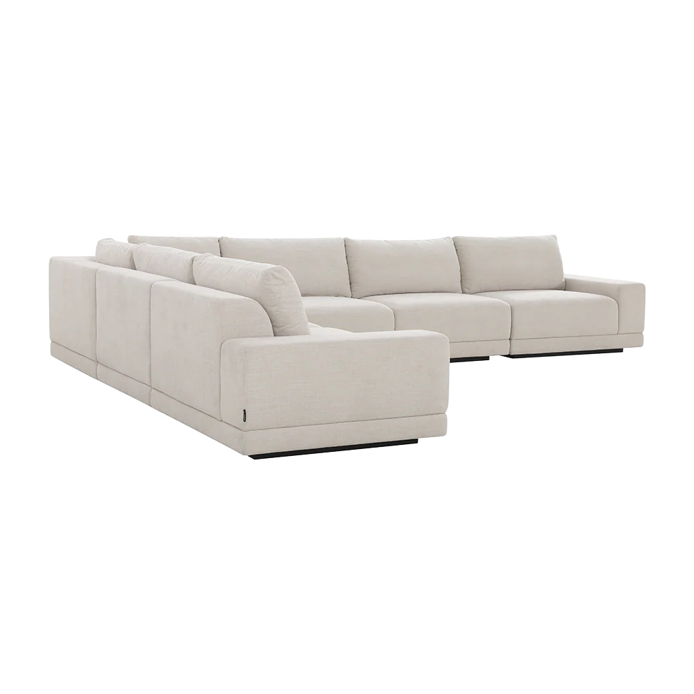 Torino Large Corner Sectional Beige - Image 4
