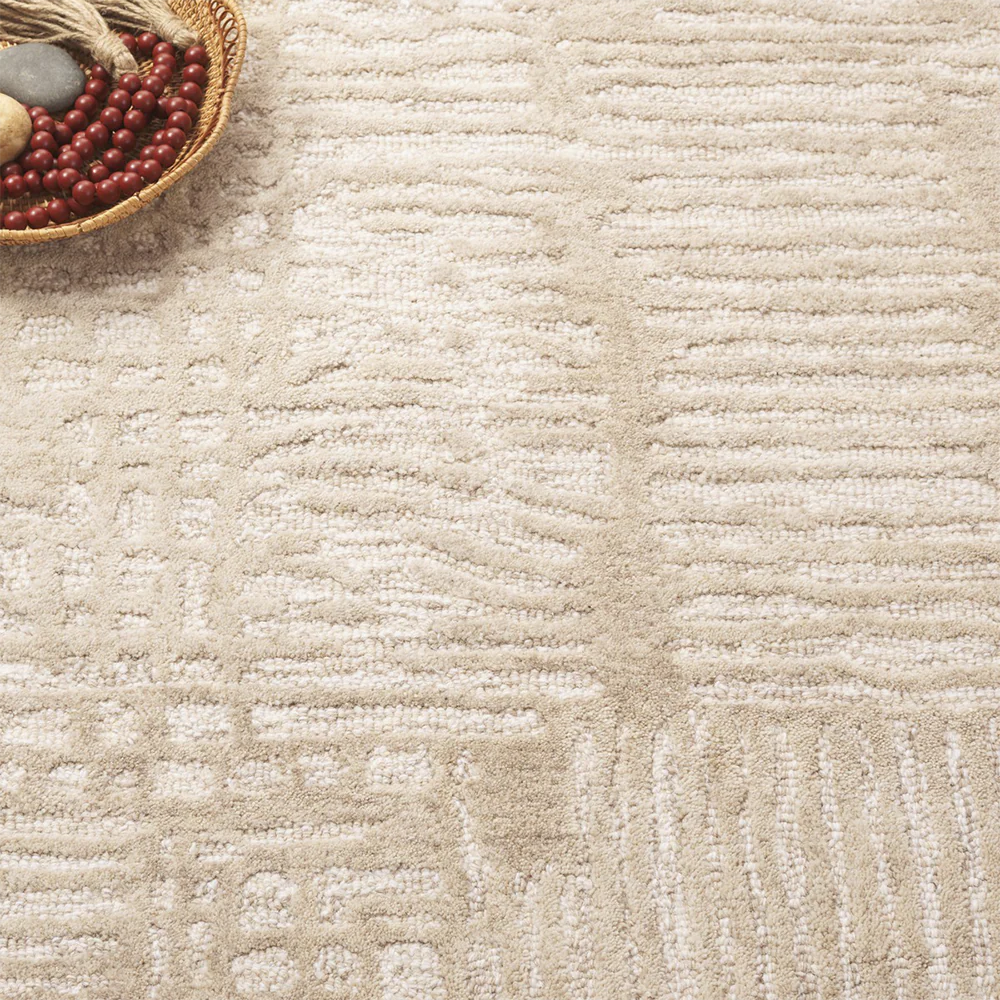 Tuft Beige Rug - Image 2
