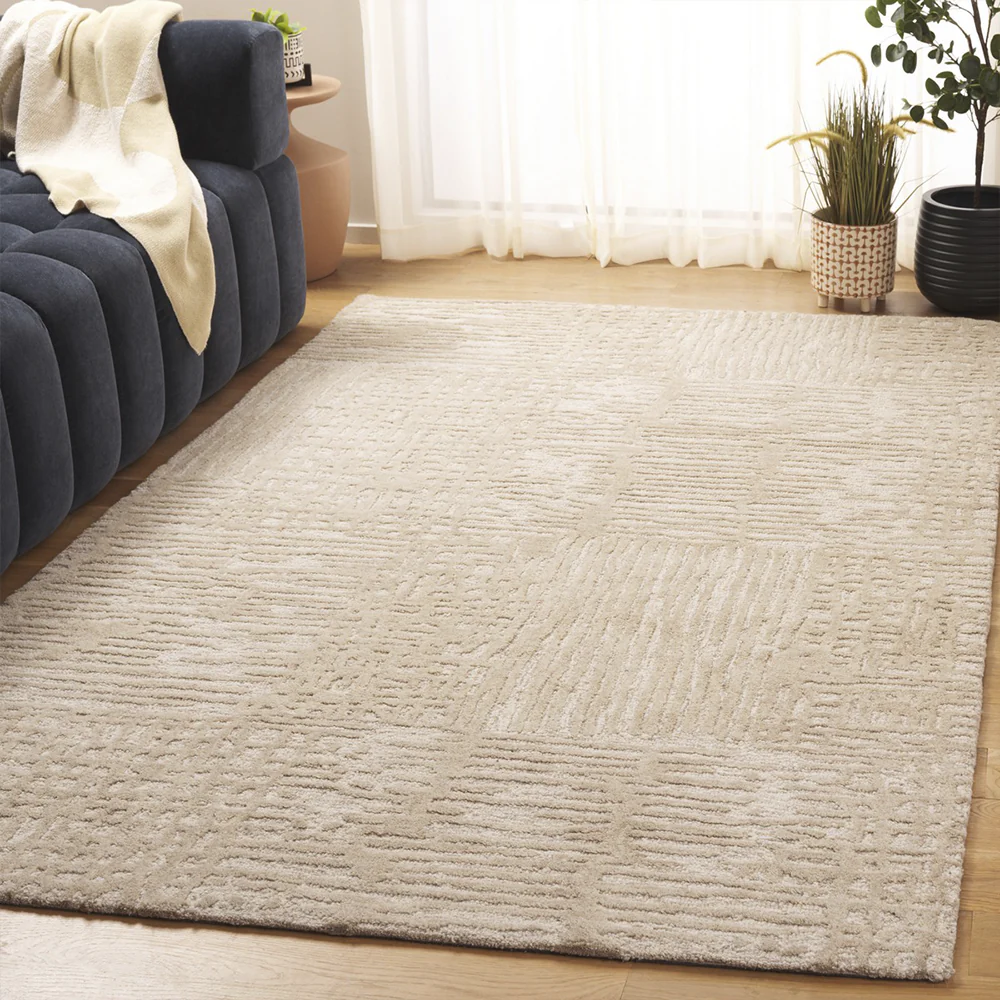 Tuft Beige Rug - Image 6